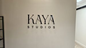 Kaya reception sign